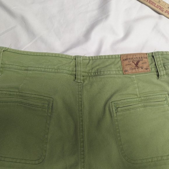 American Eagle Capri Green Denim Size 6 - Picture 8 of 9